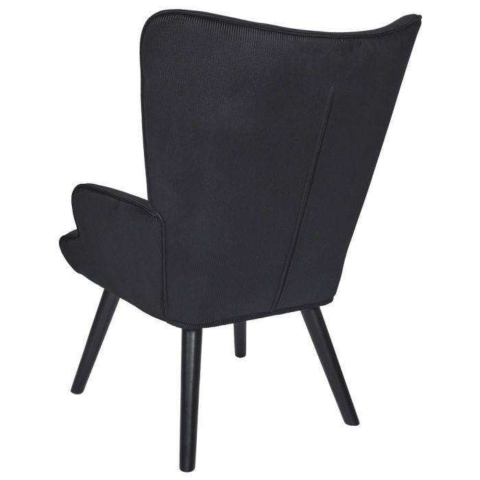 Home Deco Factory Butaca-Sillón Giulia Negro Colección Lounge 4