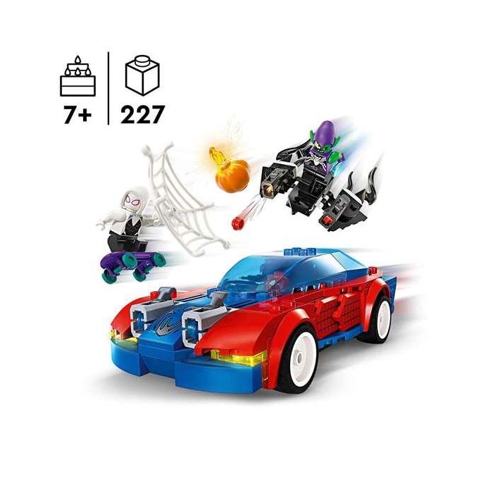 Juego de construccion coche de carreras de spider-man y duende verde venomizado lego marvel 5 Juego de construccion coche de carreras de spider-man y duende verde venomizado lego marvel 5