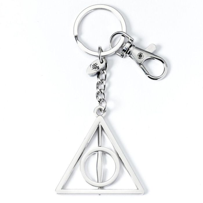 THE CARAT SHOP Llavero Deathly Hallows Harry Potter de Aleación de Zinc
