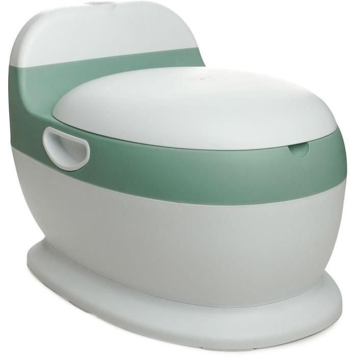 Mini inodoro - THERMOBABY - Sage Green - Cómodo con sonido de descarga Mini inodoro - THERMOBABY - Sage Green - Cómodo con sonido de descarga