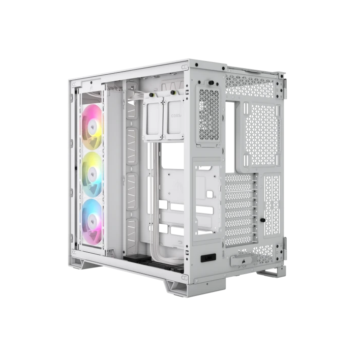 Corsair iCUE LINK 6500X RGB Midi Torre PC Blanco - CC-9011270-WW, Compatible con Radiadores 120-360mm, ATX 4