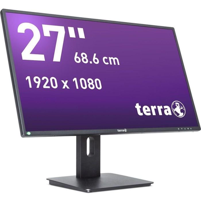68.6cm/27'' (1920x1080) TERRA 2756W PV V3 16:9 5ms HDMI DVI DisplayPort VESA Pivot Speaker FullHD Black 3