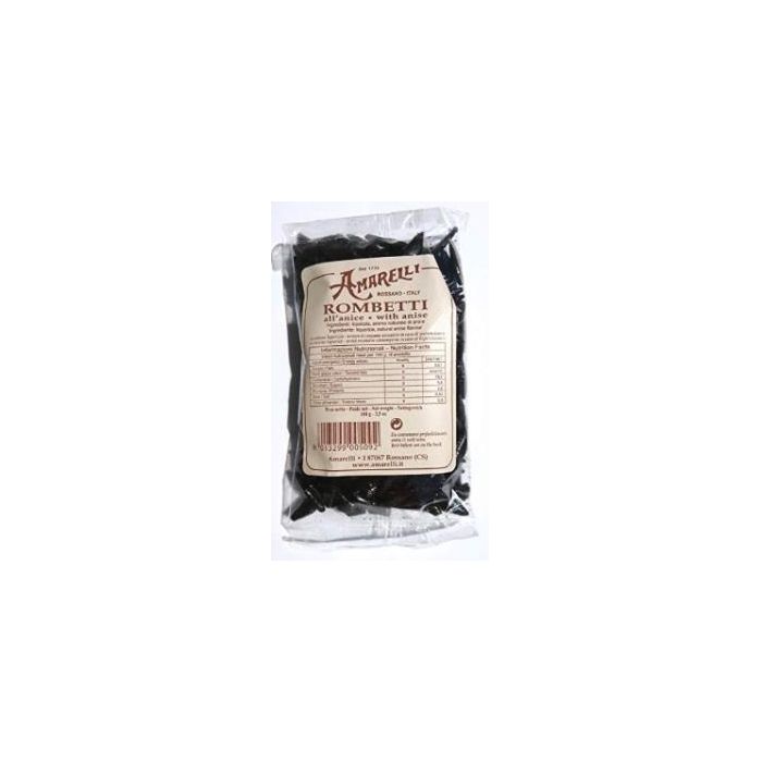 AMARELLI Rombetti Regaliz Con Anis Bolsa Expo 10x100Gr. Suavizante Garganta Tos Balsámico Refrescante