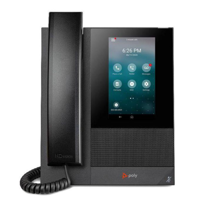 Poly CCX 400 Teléfono IP con Pantalla Táctil a Color 5" LCD 720x1280, Android 9, USB-A, RJ-9, Dimensiones 18.1 x 21.5 x 5.0 cm 2