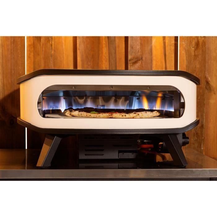 Cozze 90426 Horno de pizza a gas 17 Giratorio con Termómetro y Puerta Integrados 2