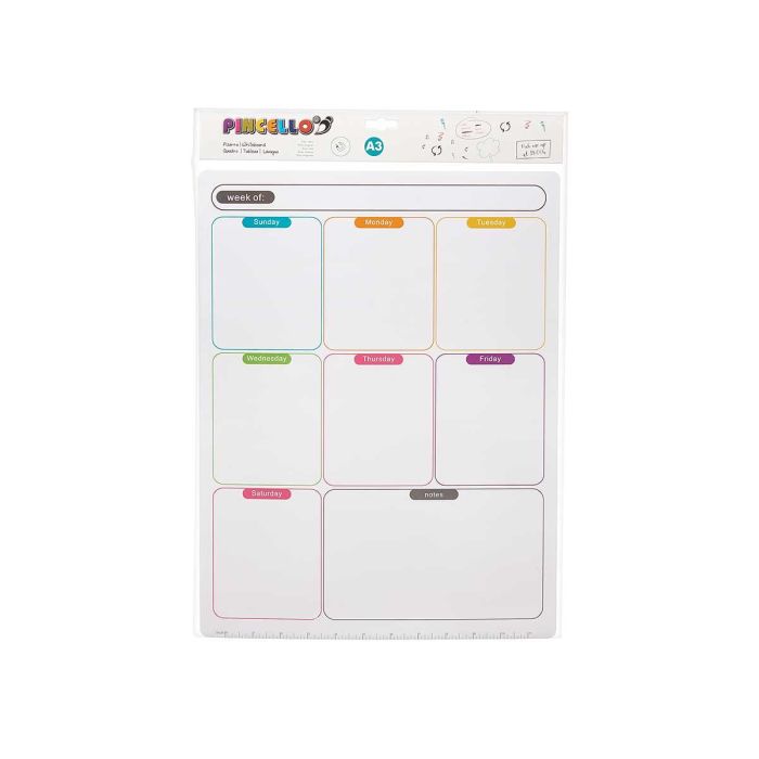 Iman Nevera Notas A3 Semanario Pincello 33.5x48 cm Blanco (36 Unidades) 2 Iman Nevera Notas A3 Semanario Pincello 33.5x48 cm Blanco (36 Unidades) 2