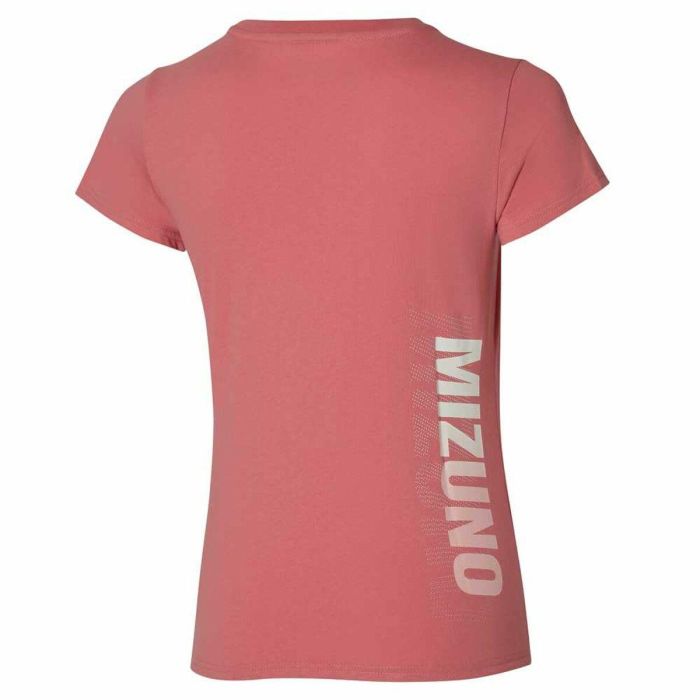 Camiseta Deportiva de Manga Corta Mizuno Naranja 1