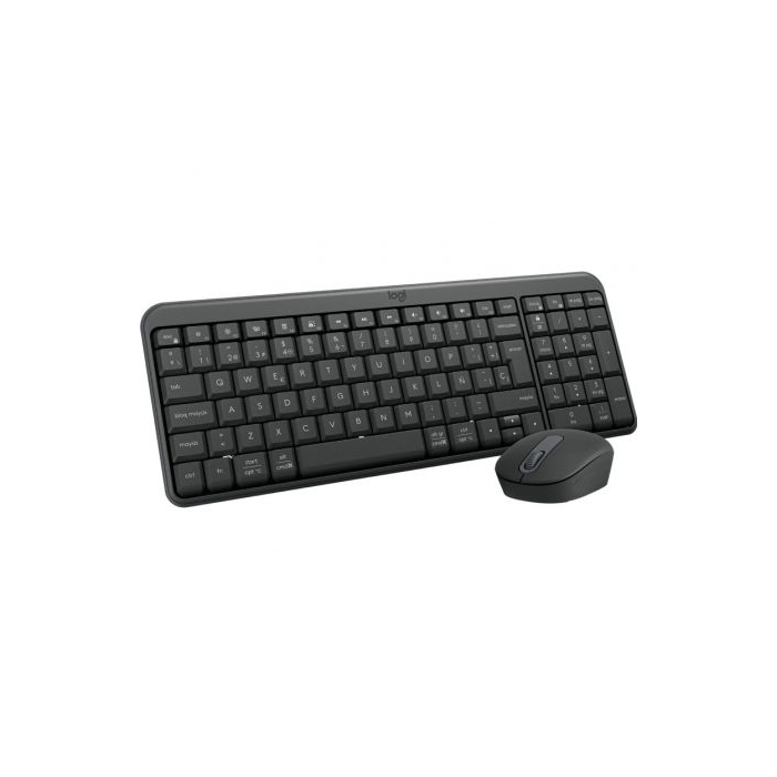 Logitech 920-013543 Teclado y Ratón Inalámbricos MK250 Bluetooth, Compacto, Resistente Salpicaduras, Plástico Reciclado, Español QWERTY 2 Logitech 920-013543 Teclado y Ratón Inalámbricos MK250 Bluetooth, Compacto, Resistente Salpicaduras, Plástico Reciclado, Español QWERTY 2