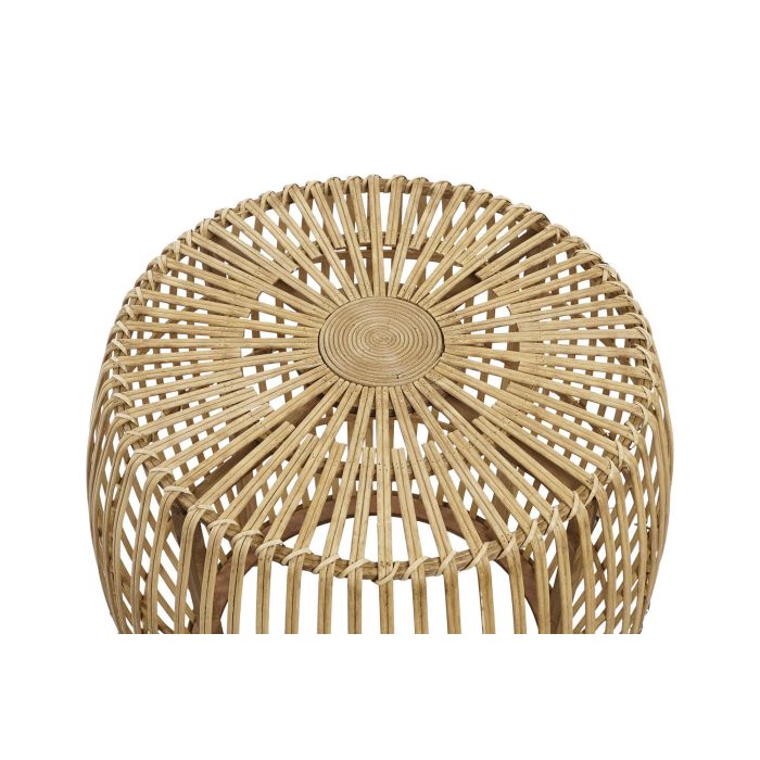 DKD Home Decor Mesa Centro Urban Marron Claro 70 x 70 x 50 cm Set de 2 2