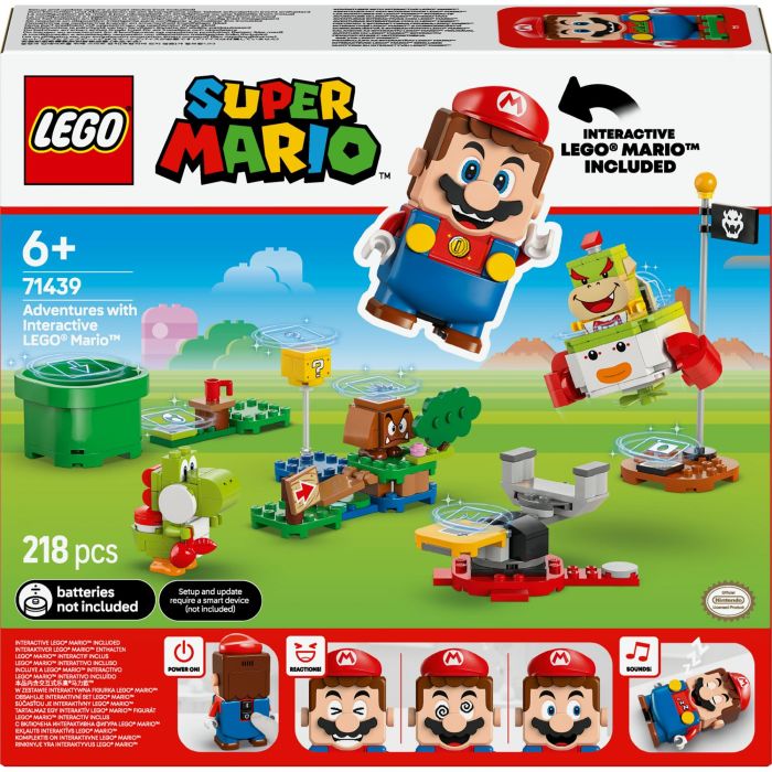 Lego Super Mario Juego de Construcción Aventuras Interactivas - Playset para Niños +6 Años con Funciones Interactivas (LR03)