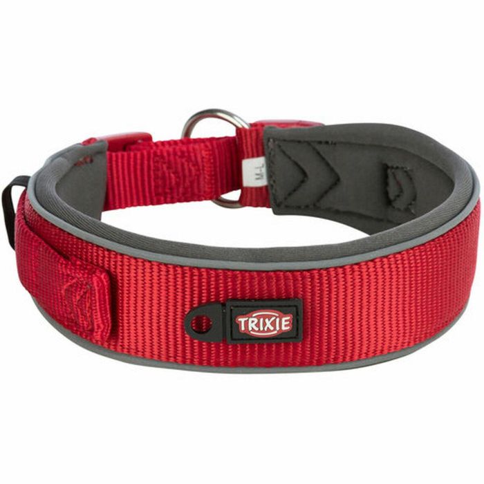 Collar para Perro Trixie Premium Rojo Grafito M/L 40-48 cm 5 Collar para Perro Trixie Premium Rojo Grafito M/L 40-48 cm 5