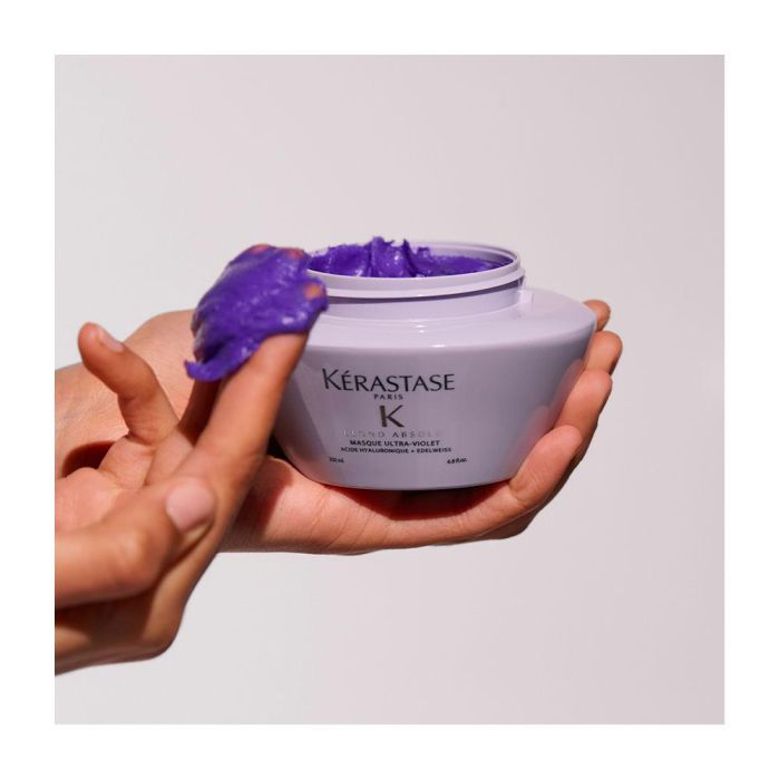 Kerastase Blond Absolu Ultra Violet Mascarilla Anti Falsos Reflejos para Cabello Rubio 200 ml 2 Kerastase Blond Absolu Ultra Violet Mascarilla Anti Falsos Reflejos para Cabello Rubio 200 ml 2