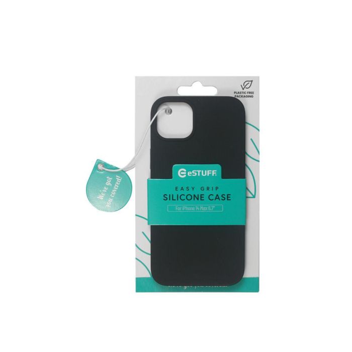 eSTUFF iPhone 14 Plus MADRID Silicone Cover - Black 1 eSTUFF iPhone 14 Plus MADRID Silicone Cover - Black 1