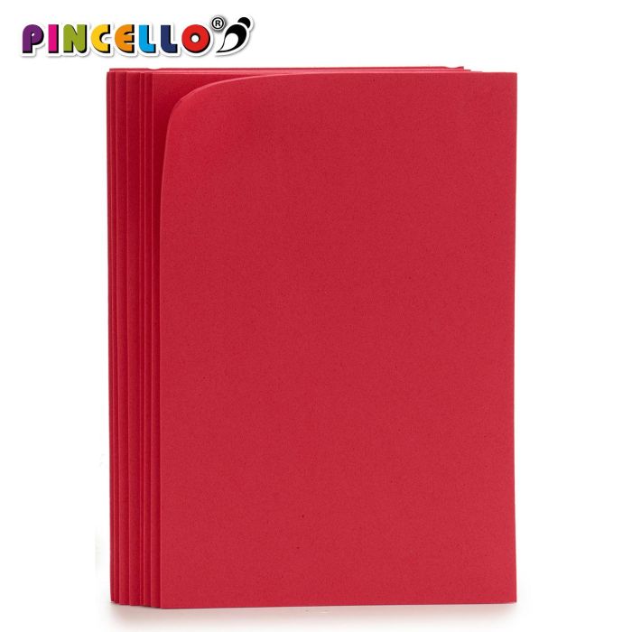 Juego 10 Laminas Goma Eva Rojo 20X30Cm Pincello (24 Unidades) 2 Juego 10 Laminas Goma Eva Rojo 20X30Cm Pincello (24 Unidades) 2