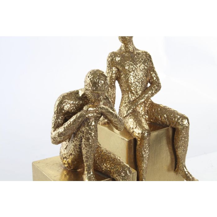 DKD Home Decor Figura Decorativa Moderna de Hombre en Resina Dorada, Surtidas, 11.7x21.5x10 cm (4 Unidades) 1 DKD Home Decor Figura Decorativa Moderna de Hombre en Resina Dorada, Surtidas, 11.7x21.5x10 cm (4 Unidades) 1