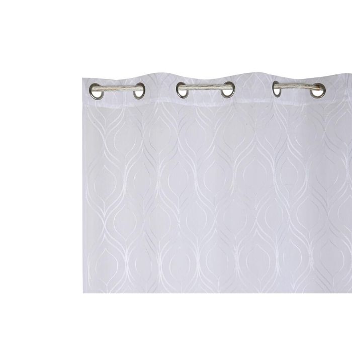 Cortina Basicos DKD Home Decor Blanco 260 x 260 x 140 cm 1