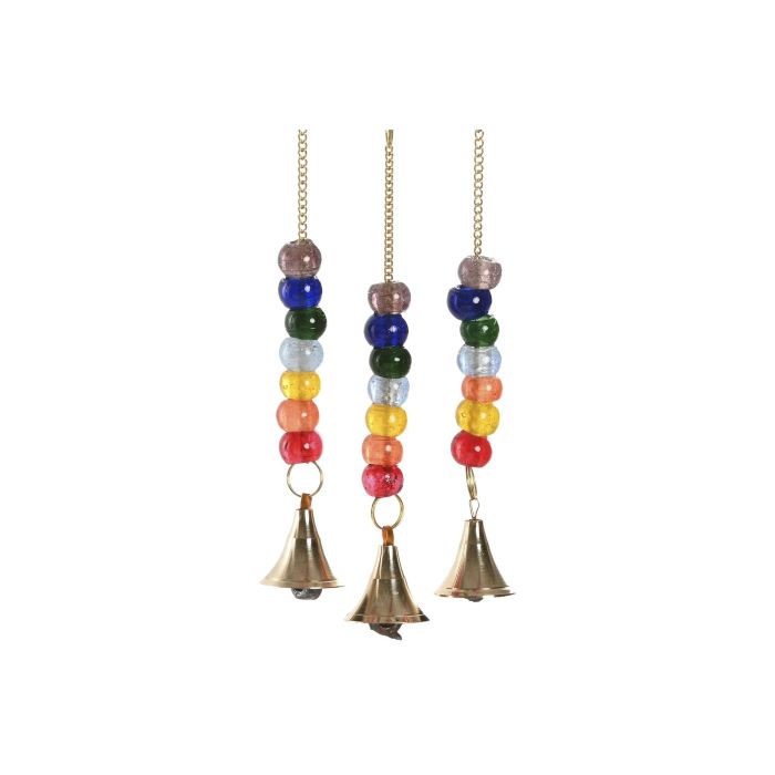 Decoracion Colgante Indio DKD Home Decor Dorado Multicolor 2 x 32 x 6 cm (6 Unidades) 1 Decoracion Colgante Indio DKD Home Decor Dorado Multicolor 2 x 32 x 6 cm (6 Unidades) 1