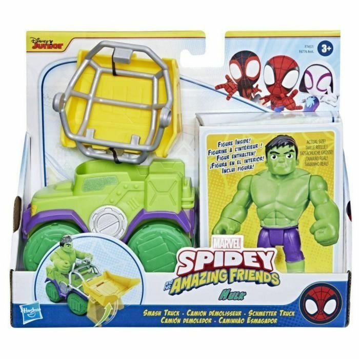 Playset Hasbro Spidey Amazing Friends Hulk Verde 9