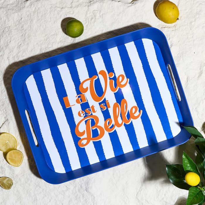 Home Deco Factory Bandeja Dolce Vita Polipropileno 41x32 cm 1 Home Deco Factory Bandeja Dolce Vita Polipropileno 41x32 cm 1