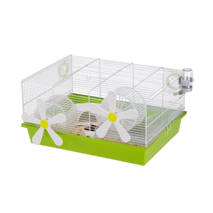 Ferplast Jaula Milos Medium Flowers Blanca 1Ud