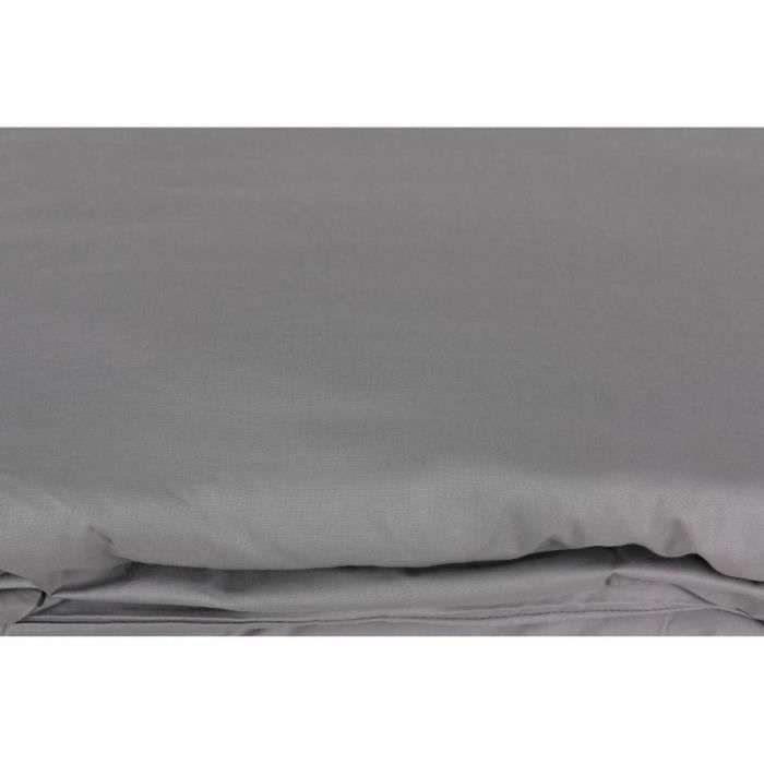 Juego de cama 1 funda nórdica 220x240 cm + 2 fundas almohada 60x60 cm 100% Algodón Gris ASI8682870019355