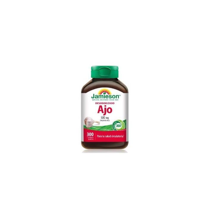 Ajo Desodorizado 500Mg. 300Cap.