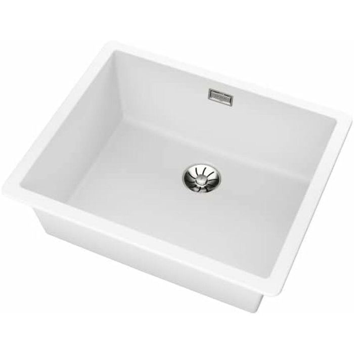 Fregadero de Un Seno Teka RADEA R10 Blanco 4 Fregadero de Un Seno Teka RADEA R10 Blanco 4