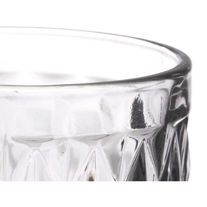 Vaso Diamante Gris 370 Ml Vivalto 8X12CM (24 Unidades) 3 Vaso Diamante Gris 370 Ml Vivalto 8X12CM (24 Unidades) 3