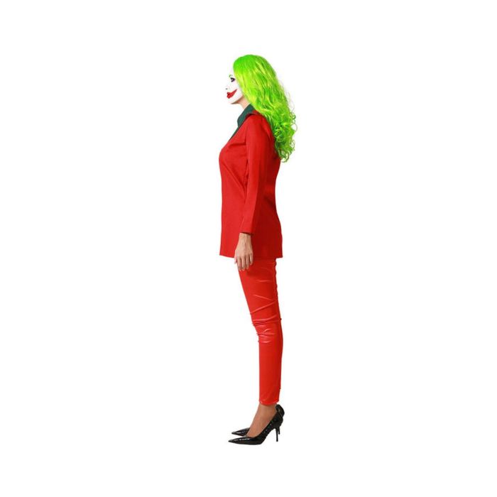 Disfraz Payaso Halloween Rojo Con Corbata Mujer Adulto XS-S 6 Disfraz Payaso Halloween Rojo Con Corbata Mujer Adulto XS-S 6