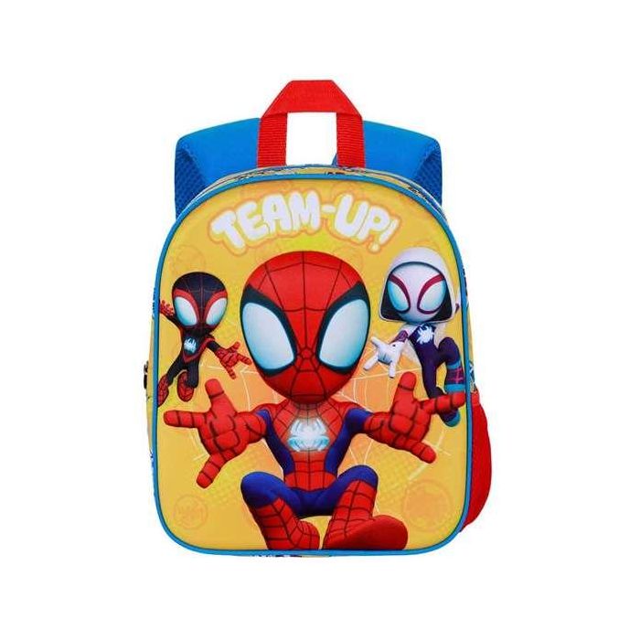 Karactermania Mochila 3D Elite Spiderman Team-up 26 x11 x31 cm Poliéster/EVA Amarillo 2 Karactermania Mochila 3D Elite Spiderman Team-up 26 x11 x31 cm Poliéster/EVA Amarillo 2