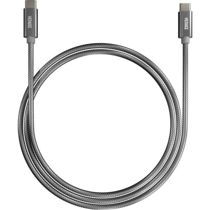 Cable USB-C de 1 m - YENKEE - YCU C101 SR 2 Cable USB-C de 1 m - YENKEE - YCU C101 SR 2