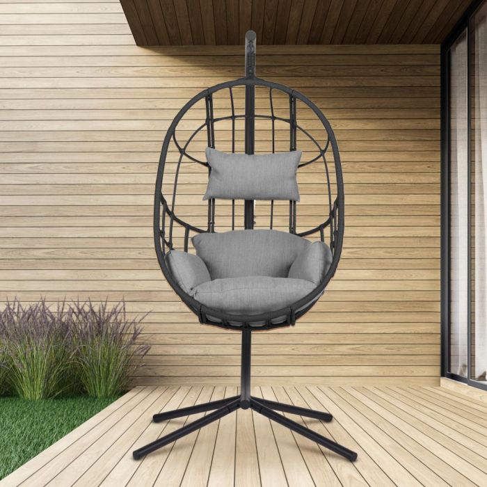 Outfit Sillón Colgante Con Cojín Jerry 128x128 cm; h.190 cm 1