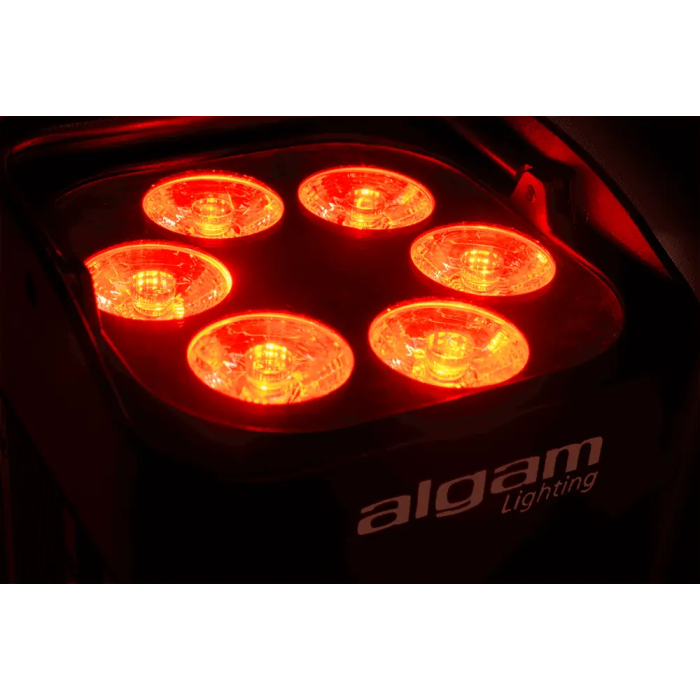 ALGAMLIGHT Foco LED 6x12W RGBWAUV Batería DMX Inalámbrico IR 72W 3 ALGAMLIGHT Foco LED 6x12W RGBWAUV Batería DMX Inalámbrico IR 72W 3