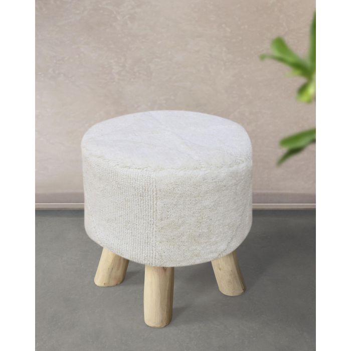 Reposapies Boho DKD Home Decor Crudo 40 x 40 x 40 cm 2 Reposapies Boho DKD Home Decor Crudo 40 x 40 x 40 cm 2