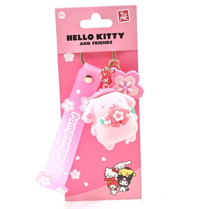 Bandai Llavero Hello Kitty Sanrio Sakura - PVC resistente con llavero de metal, 7x17.5cm 5 Bandai Llavero Hello Kitty Sanrio Sakura - PVC resistente con llavero de metal, 7x17.5cm 5