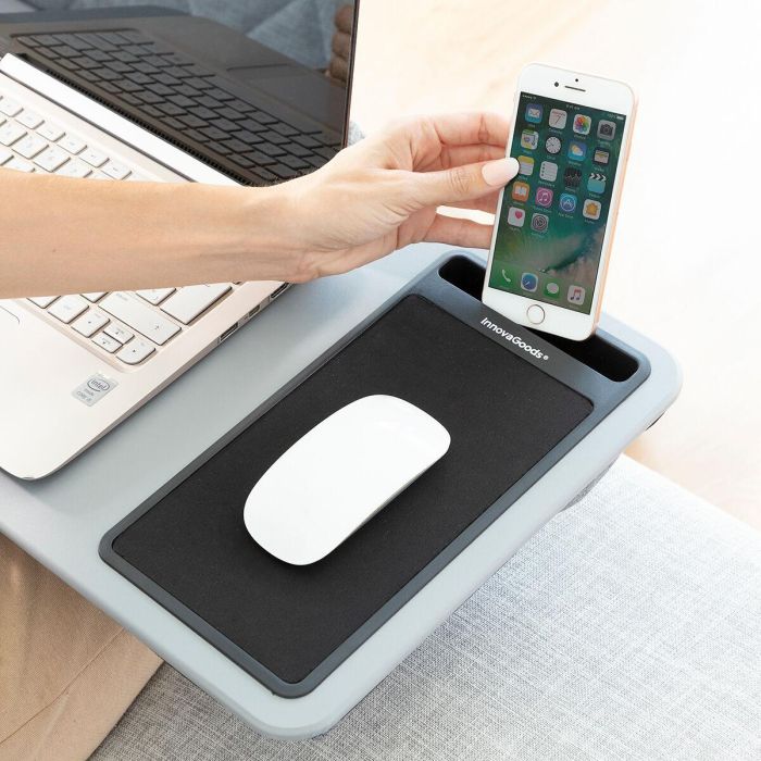Escritorio Portátil para Ordenador con Cojín XL Deskion InnovaGoods 8 Escritorio Portátil para Ordenador con Cojín XL Deskion InnovaGoods 8