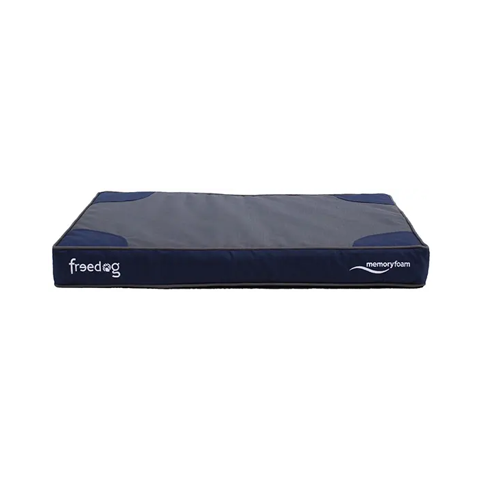 Freedog Cama Memory Foam Flat Azul 51 X 76 X 10 cm