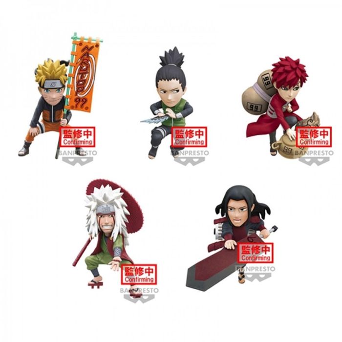 Banpresto Figura Naruto World Collectable Figure vol.1 - 7 cm, Licencia Naruto