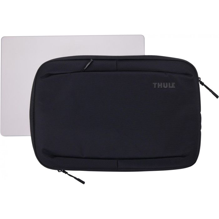 THULE TSS416 Funda Subterra 2 para MacBook 16'' - Negra con Bolsillo Frontal de Poliéster 5