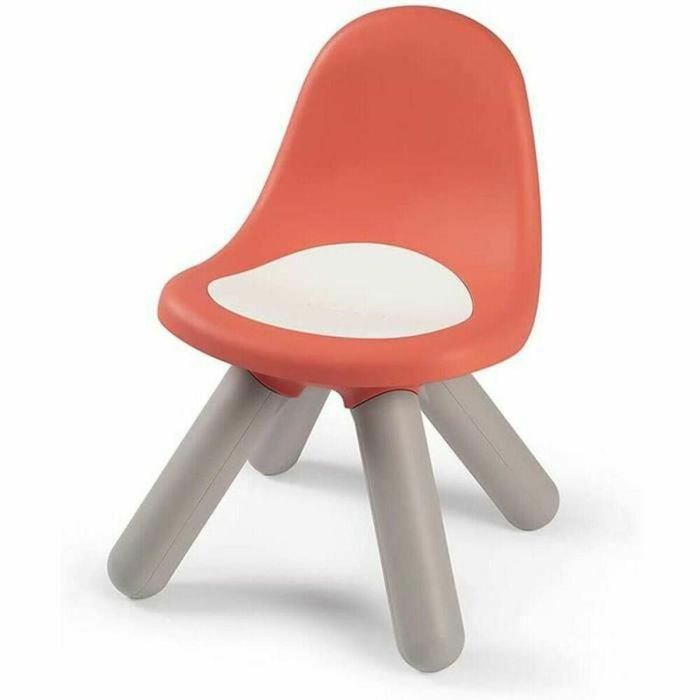 Smoby - Silla para niños - Mobiliario infantil - A partir de 18 meses - Interior y exterior - Rojo ladrillo Smoby - Silla para niños - Mobiliario infantil - A partir de 18 meses - Interior y exterior - Rojo ladrillo