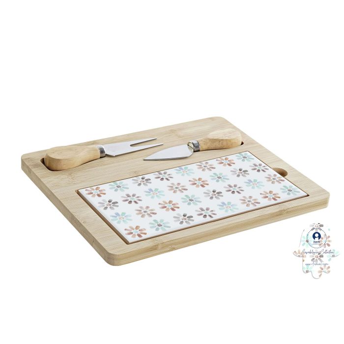 Tabla Aperitivo Urban DKD Home Decor Multicolor 20 x 1.2 x 24.5 cm Set de 4