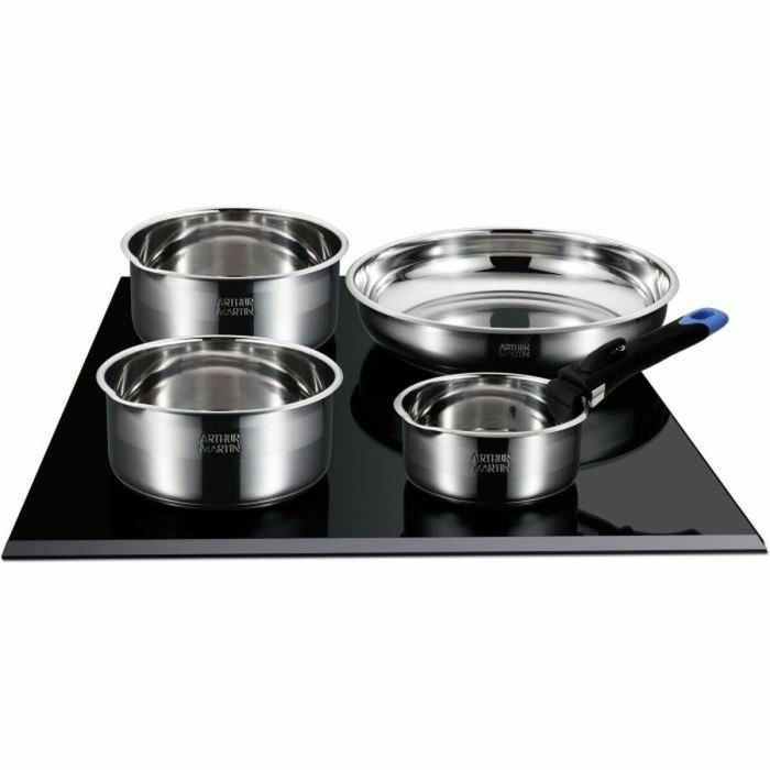 Arthur Martin ART3508510327404 Batería de Cocina 18 Piezas Acero Inoxidable 18/10 Mangos Extraíbles Apta Inducción Libre PFOA/PFAS 1 Arthur Martin ART3508510327404 Batería de Cocina 18 Piezas Acero Inoxidable 18/10 Mangos Extraíbles Apta Inducción Libre PFOA/PFAS 1