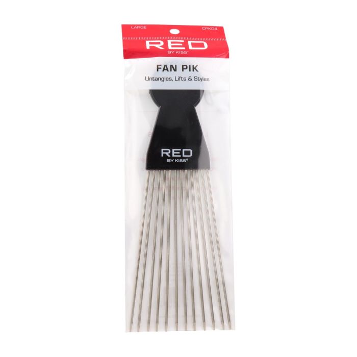 Red Kiss Professional Fan Pik Large Peineta