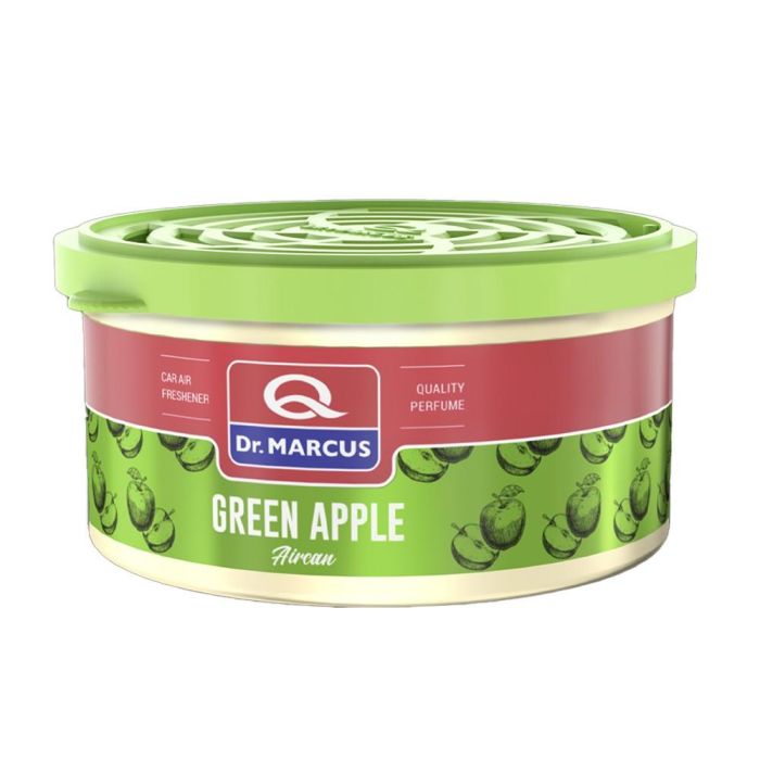Dr. Marcus DRM0414 Ambientador Aircan Manzana Verde para Coche, Casa, Oficina - Larga Duración 60 Días, 40g 1