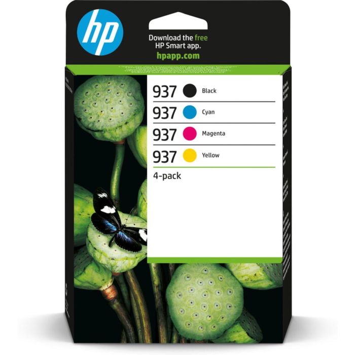 HP 937 HP1701479227542 Cartucho de tinta original (paquete de 4): negro, cian, magenta y amarillo 3 HP 937 HP1701479227542 Cartucho de tinta original (paquete de 4): negro, cian, magenta y amarillo 3