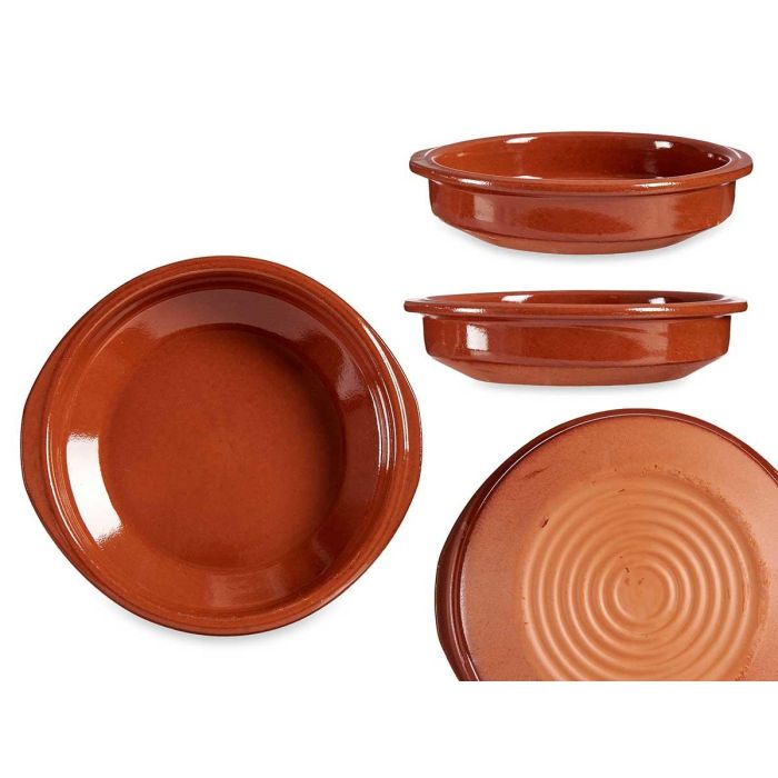 Cazuela Redonda La Dehesa 18 cm, Barro Refractario, Color Miel (22 Unidades) Cazuela Redonda La Dehesa 18 cm, Barro Refractario, Color Miel (22 Unidades)