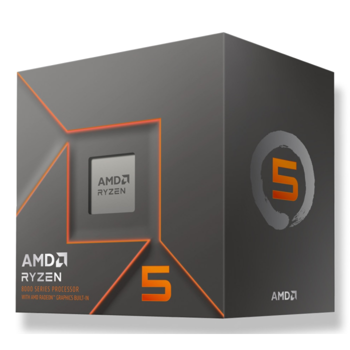 AMD Ryzen 5 8500G, AM5, 6 Núcleos, 12 Hilos, 3.8GHz (Max 5.0GHz), 22MB, 65W, Gráficos Integrados