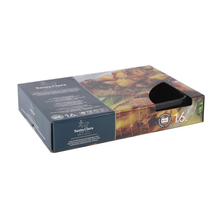 Fuente rectangular para horno de borosilicato 1.6L - Inde (2 Unidades) 5