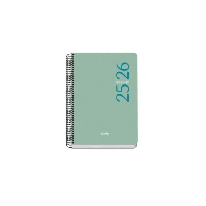 Agenda Escolar 2025-2026 Tamaño A5 Tapa Polipropileno Día Página Modelo Esencial Basic Verde Dohe 52074 Agenda Escolar 2025-2026 Tamaño A5 Tapa Polipropileno Día Página Modelo Esencial Basic Verde Dohe 52074