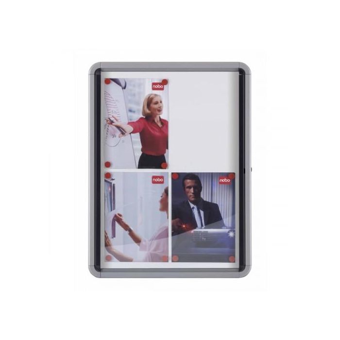Vitrina Nobo de Interior Fondo Metal 4 X A4 Hojas Nobo 1902557 Vitrina Nobo de Interior Fondo Metal 4 X A4 Hojas Nobo 1902557